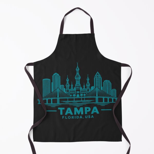 Item preview, Tampa Florida USA Line Art Skyline Poster designed and sold by CMYKStudio.