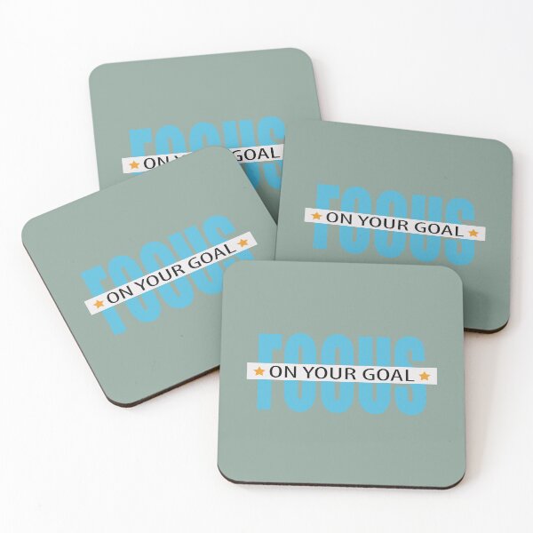 Item preview, Focus On Your Goal Motivational Quote  designed and sold by Mdjahirulsk.