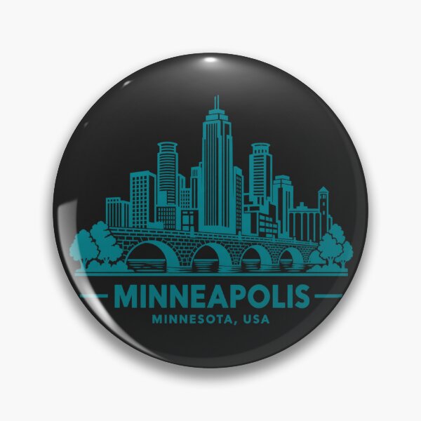 Item preview, Minneapolis Minnesota USA Line Art Skyline Poster designed and sold by CMYKStudio.