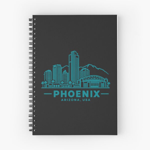 Item preview, Póster con el horizonte de Phoenix, Arizona, EE. UU. (Arte lineal) designed and sold by CMYKStudio.