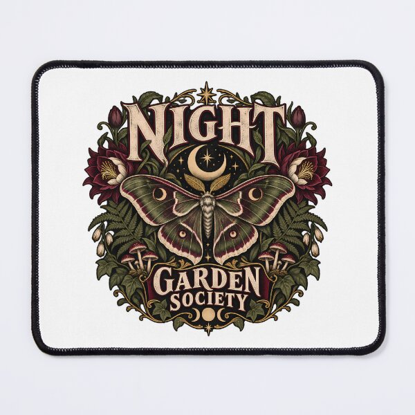 Item preview, Gothic Night Garden Moth Society designed and sold by Thai Vibe Studio.