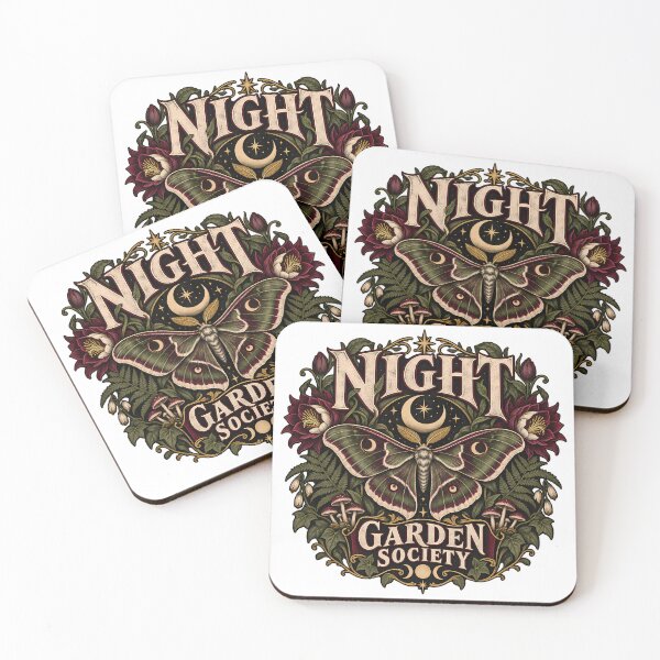 Item preview, Gothic Night Garden Moth Society designed and sold by Thai Vibe Studio.