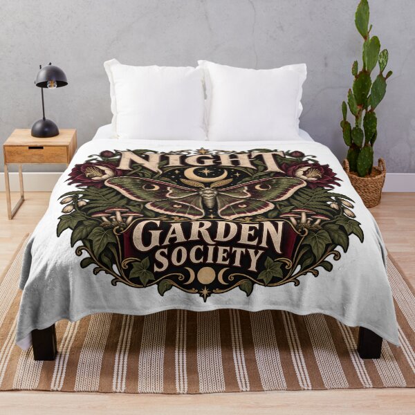 Item preview, Gothic Night Garden Moth Society designed and sold by Thai Vibe Studio.