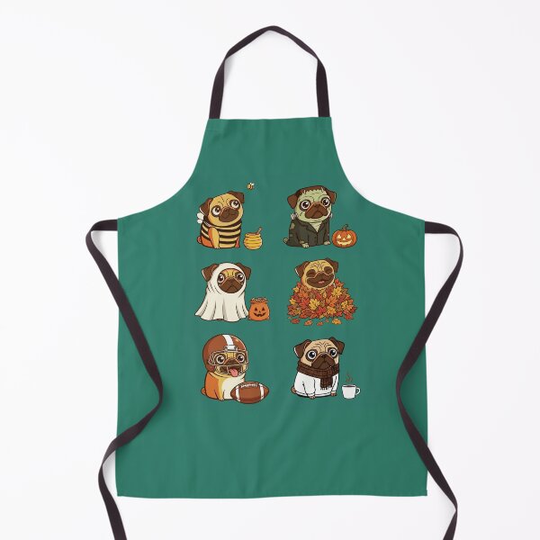 Item preview, Mugsy Brewster Fall Adventures Pug Sampler designed and sold by MugsyBrewster.