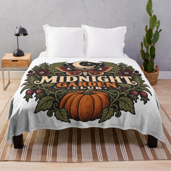Item preview, Midnight Garden Moth Botanical Club designed and sold by Thai Vibe Studio.