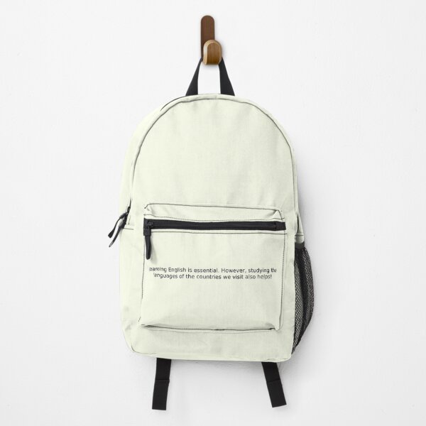 Item preview, Learning English is essential. However, studying the languages of the countries we visit also helps! designed and sold by English Learning.
