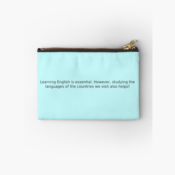 Item preview, Learning English is essential. However, studying the languages of the countries we visit also helps! designed and sold by English Learning.