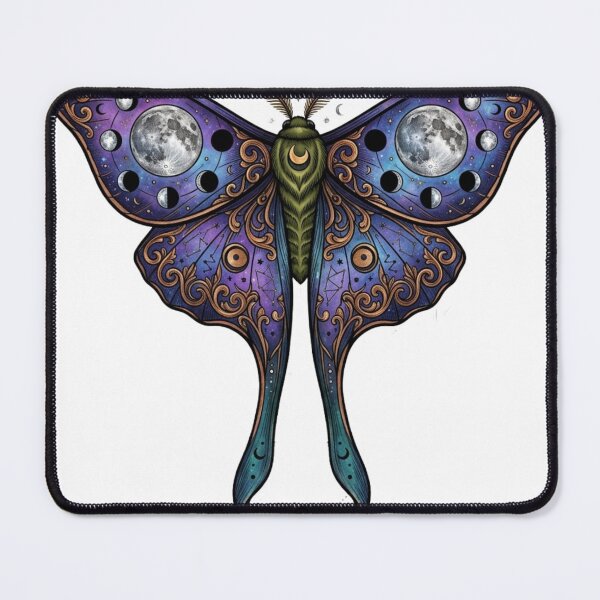 Item preview, Celestial Moon Moth Fantasy Art designed and sold by RoyalDeluxGo.