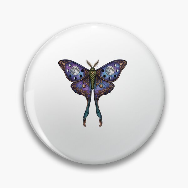 Item preview, Celestial Moon Moth Fantasy Art designed and sold by RoyalDeluxGo.