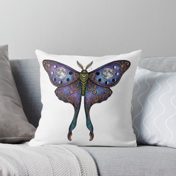 Item preview, Celestial Moon Moth Fantasy Art designed and sold by RoyalDeluxGo.