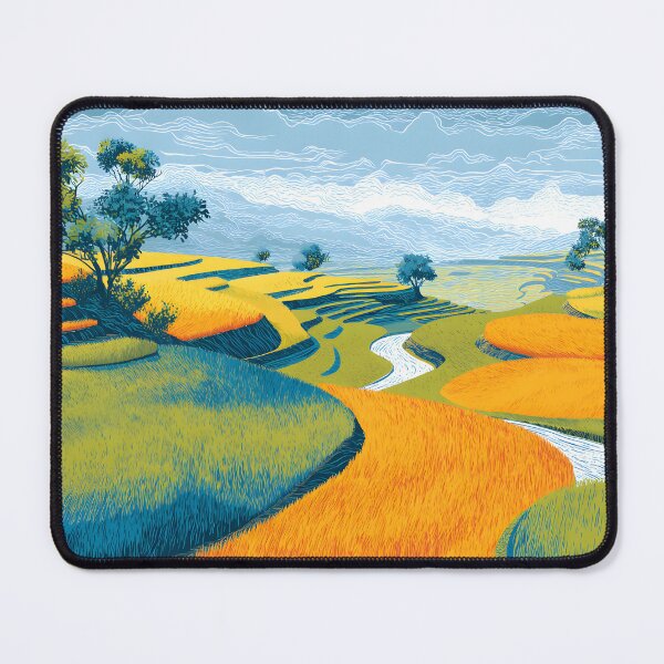 Item preview, Paddy rice field terrace designed and sold by Newrealis.