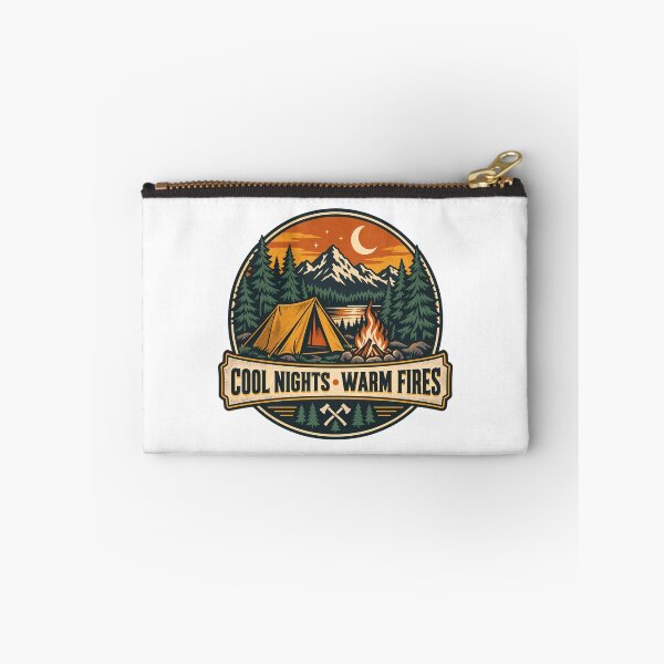 Item preview, Cool Nights Warm Fires Camping designed and sold by Thai Vibe Studio.