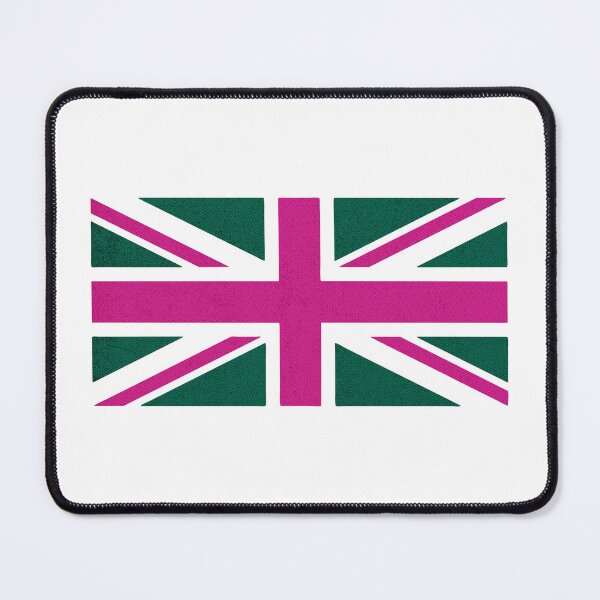 Item preview, Green And Pink Grunge Union Jack British Flag Art designed and sold by avidaremi.