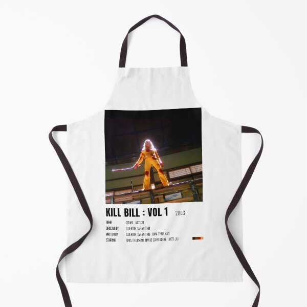 Item preview, Minimalist Kill Bill Inspired Movie Poster with Bold Yellow and Black Design designed and sold by TAPEWear.
