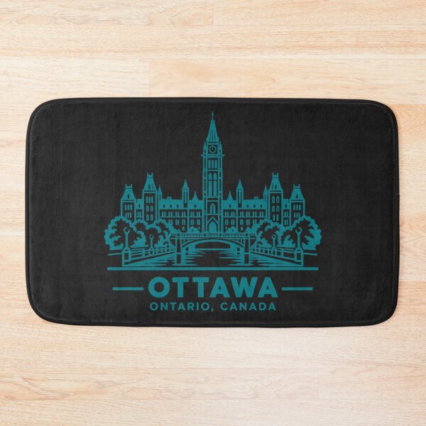 Item preview, Ottawa Ontario Canada Line Art Skyline Poster designed and sold by CMYKStudio.