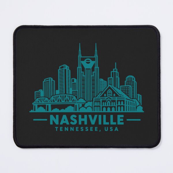 Item preview, Nashville Tennessee USA Line Art Skyline Poster designed and sold by CMYKStudio.