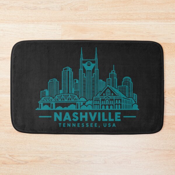 Item preview, Nashville Tennessee USA Line Art Skyline Poster designed and sold by CMYKStudio.