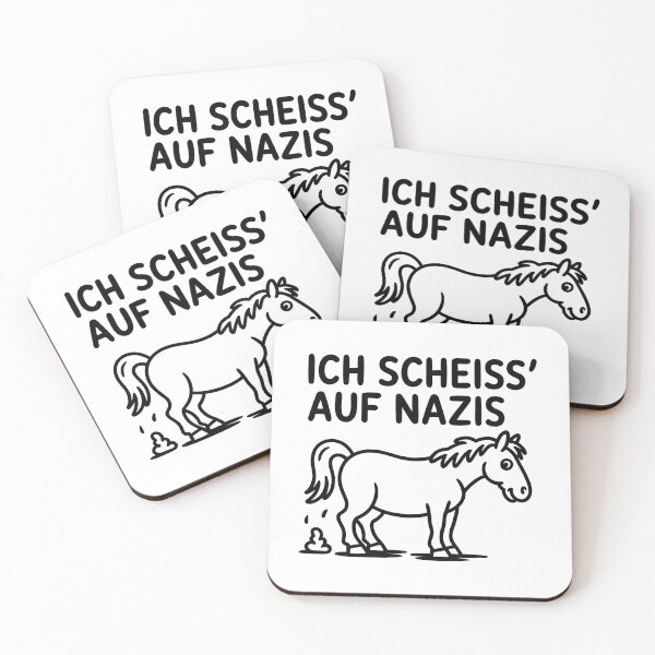 Item preview, Ich scheiss auf Faschisten - Linke Antifa Hunde Sticker designed and sold by LoFizzy.