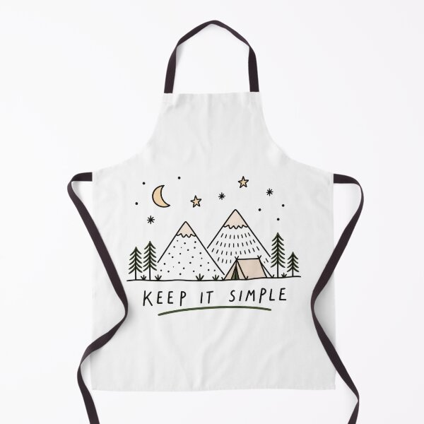 Item preview, Keep It Simple Mountain Camping Recovery Gift designed and sold by GentleRecovery.