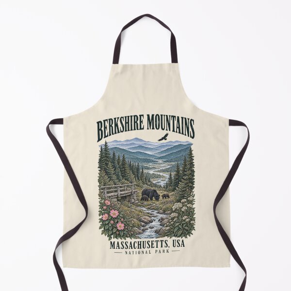Item preview, BERKSHIRE MOUNTAINS — MASSACHUSETTS, USA [Vintage Illustration] designed and sold by elektronen.