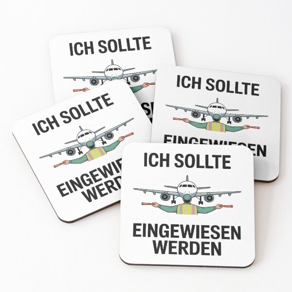 Item preview, Ich sollte eingewiesen werden – Flughafen Wortspiel Design designed and sold by LoFizzy.