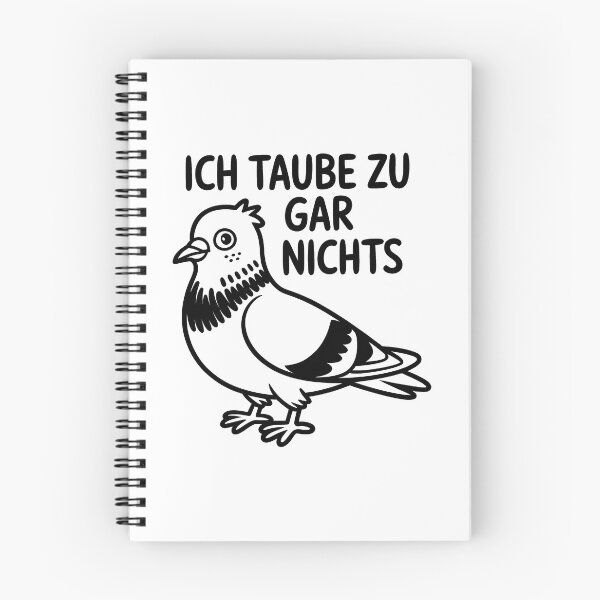 Item preview, Ich taube zu gar nichts – Tauben Wortspiel Design designed and sold by LoFizzy.