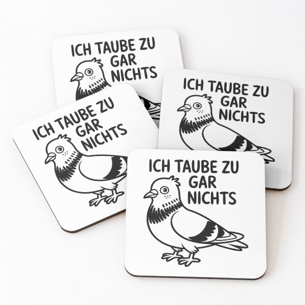 Item preview, Ich taube zu gar nichts – Tauben Wortspiel Design designed and sold by LoFizzy.