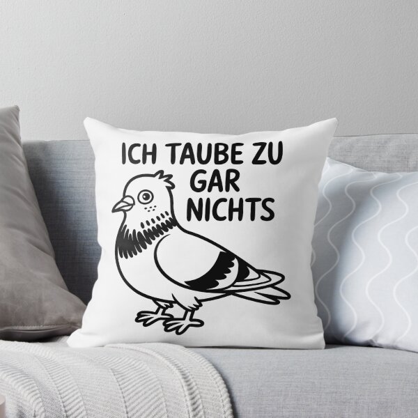 Item preview, Ich taube zu gar nichts – Tauben Wortspiel Design designed and sold by LoFizzy.