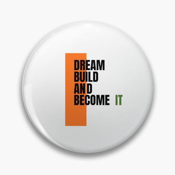 Item preview, Dream. Build. Become. – Inspirational Growth & Success Typography Design designed and sold by CKADigital.