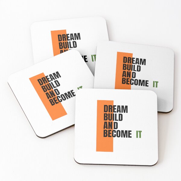Item preview, Dream. Build. Become. – Inspirational Growth & Success Typography Design designed and sold by CKADigital.
