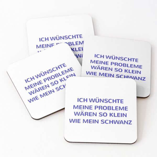 Item preview, Ich wünschte meine Probleme wären so klein wie mein Schwanz – derber Spruch designed and sold by LoFizzy.