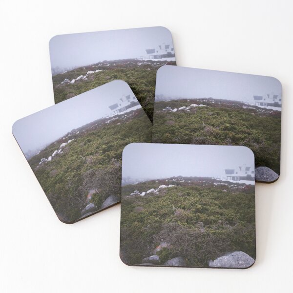 Item preview, Foggy Dusk Over Coastal Fynbos Hillside designed and sold by hanlahav.