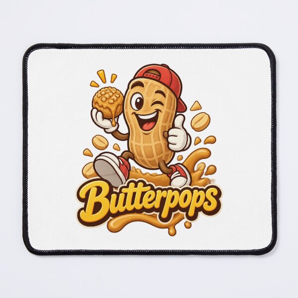 Item preview, Butterpops Cute Cartoon Style Popcorn Character Illustration designed and sold by foolsfoolsfools.