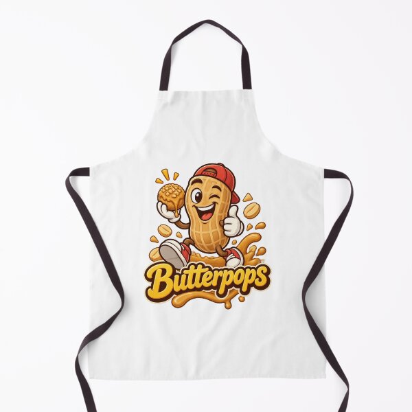 Item preview, Butterpops Cute Cartoon Style Popcorn Character Illustration designed and sold by foolsfoolsfools.