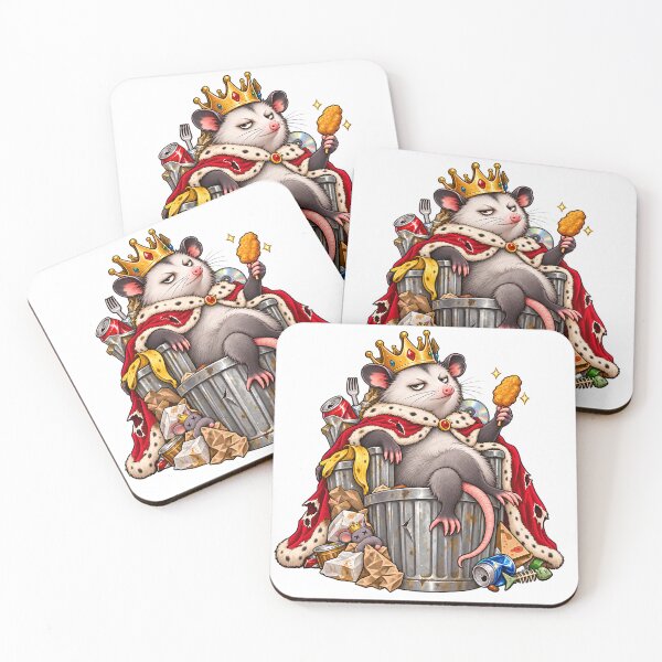Item preview, Trash King Opossum Royal Feast designed and sold by Sunisa_BW.