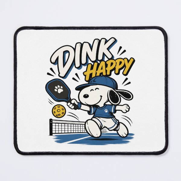 Item preview, Funny Pickleball Snoopy Dink Shot Cartoon Paddle Sports Design designed and sold by foolsfoolsfools.