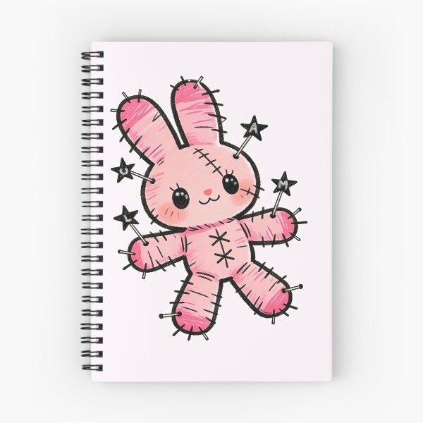 Item preview, Pink Voodoo Doll Bunny inspired by 5sos designed and sold by charmednchaotic.