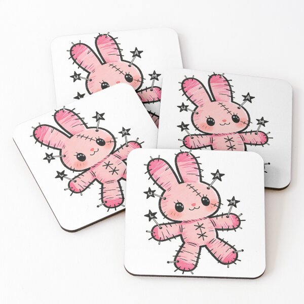 Item preview, Pink Voodoo Doll Bunny inspired by 5sos designed and sold by charmednchaotic.