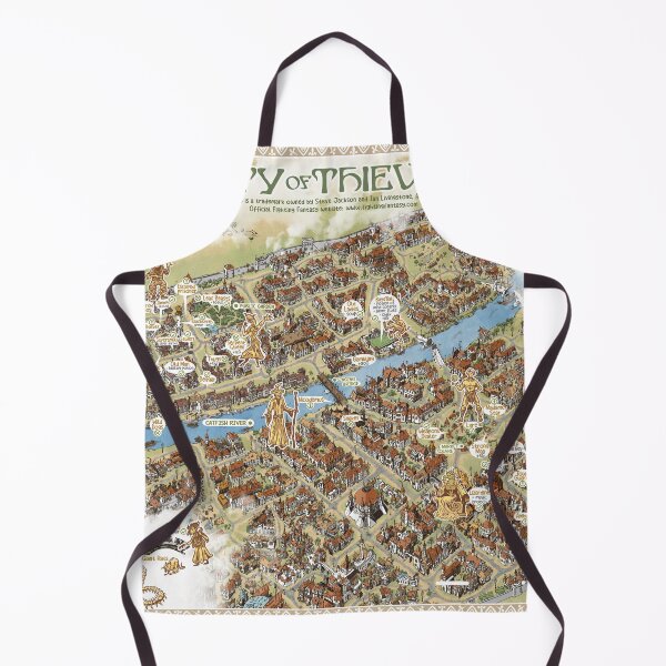 Item preview, Fighting Fantasy - City of Thieves Map designed and sold by QatlasMap Shop.