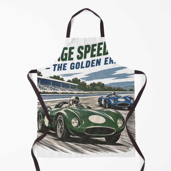 Item preview, green and blue classic race cars designed and sold by AgdBol.