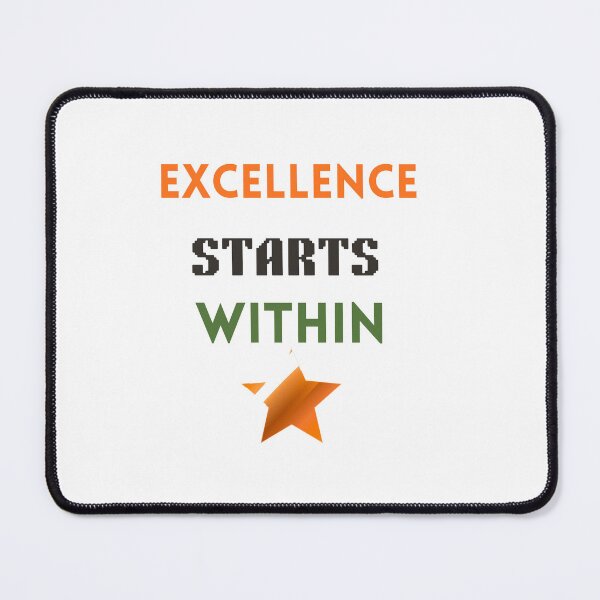 Item preview, Excellence Starts Within – Inspirational Typography Motivation Design designed and sold by CKADigital.