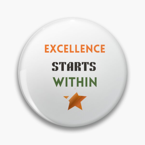 Item preview, Excellence Starts Within – Inspirational Typography Motivation Design designed and sold by CKADigital.