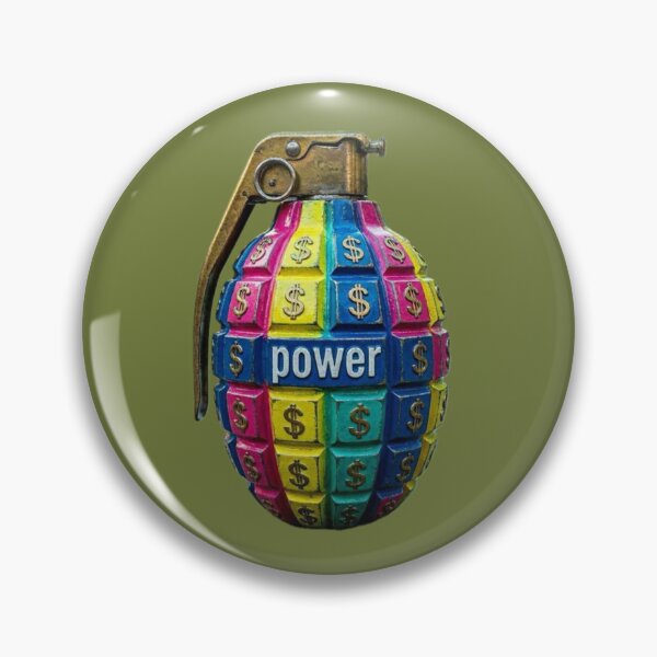 Item preview, Money Power Grenade – The Explosive Power of Money designed and sold by Catfcreations.