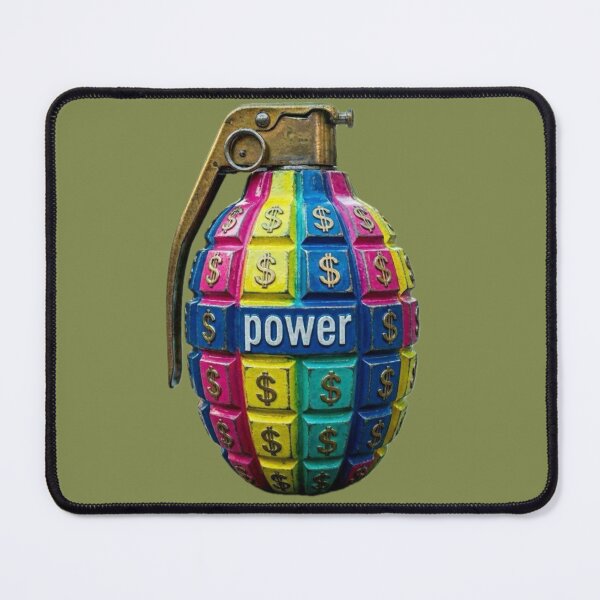 Item preview, Money Power Grenade – The Explosive Power of Money designed and sold by Catfcreations.