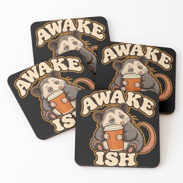 Item preview, Awake Ish — Sleepy Opossum designed and sold by Little Lantern Studio .