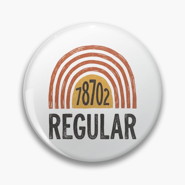 Item preview, East Austin 78702 Regular Retro Rainbow designed and sold by SplashTastic.