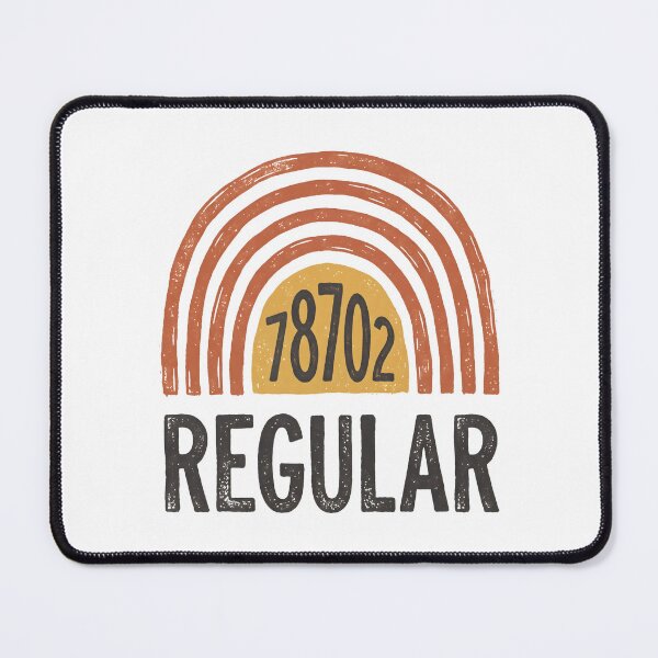 Item preview, East Austin 78702 Regular Retro Rainbow designed and sold by SplashTastic.