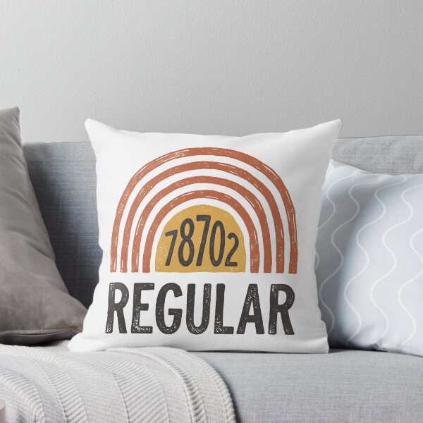 Item preview, East Austin 78702 Regular Retro Rainbow designed and sold by SplashTastic.