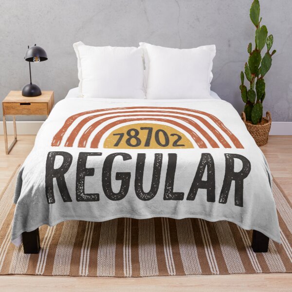 Item preview, East Austin 78702 Regular Retro Rainbow designed and sold by SplashTastic.