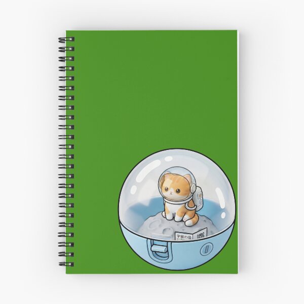 Item preview, Cute Astronaut Cat in a Space Capsule Kawaii Japanese Capsule Art-#serie1 designed and sold by JeanChiale.